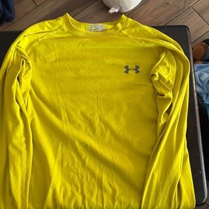 Under Armour Men's Bright Yellow Long Sleeve Tee
